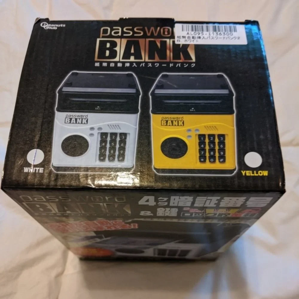 NIB Japanese Bill & Coin Kids Piggy Bank